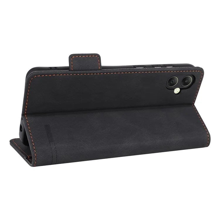 For Samsung Galaxy A05 4G Case PU Leather Stand Mobile Phone Wallet Cover