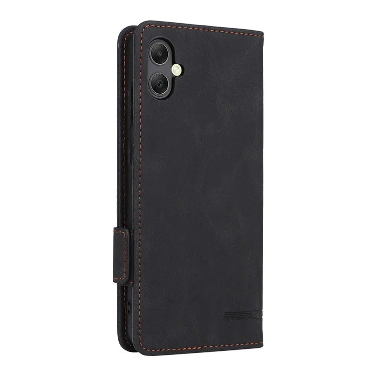 For Samsung Galaxy A05 4G Case PU Leather Stand Mobile Phone Wallet Cover