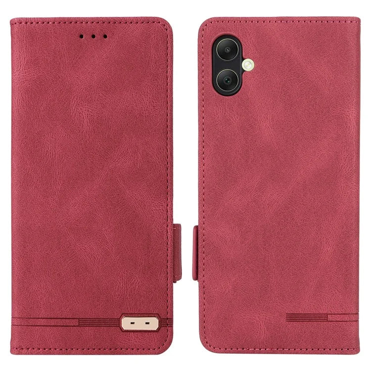 For Samsung Galaxy A05 4G Case PU Leather Stand Mobile Phone Wallet Cover