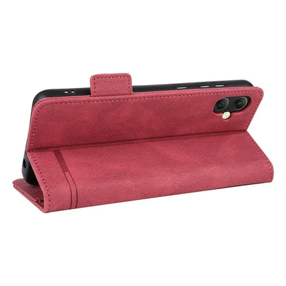 For Samsung Galaxy A05 4G Case PU Leather Stand Mobile Phone Wallet Cover