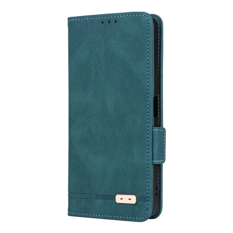 For Honor X6a 4G Case Hardware Decor Shockproof PU Leather Wallet Stand Phone Cover