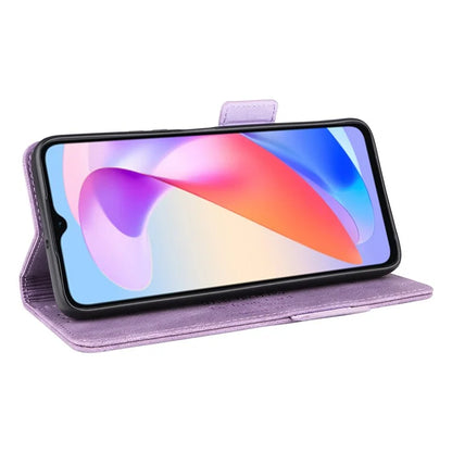 For Honor X6a 4G Case Hardware Decor Shockproof PU Leather Wallet Stand Phone Cover
