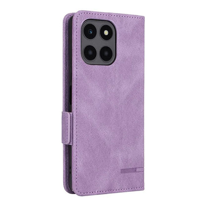 For Honor X6a 4G Case Hardware Decor Shockproof PU Leather Wallet Stand Phone Cover