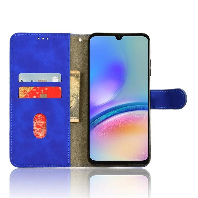 For Samsung Galaxy A05s 4G Case Skin-touch PU Leather Wallet Stand Phone Cover