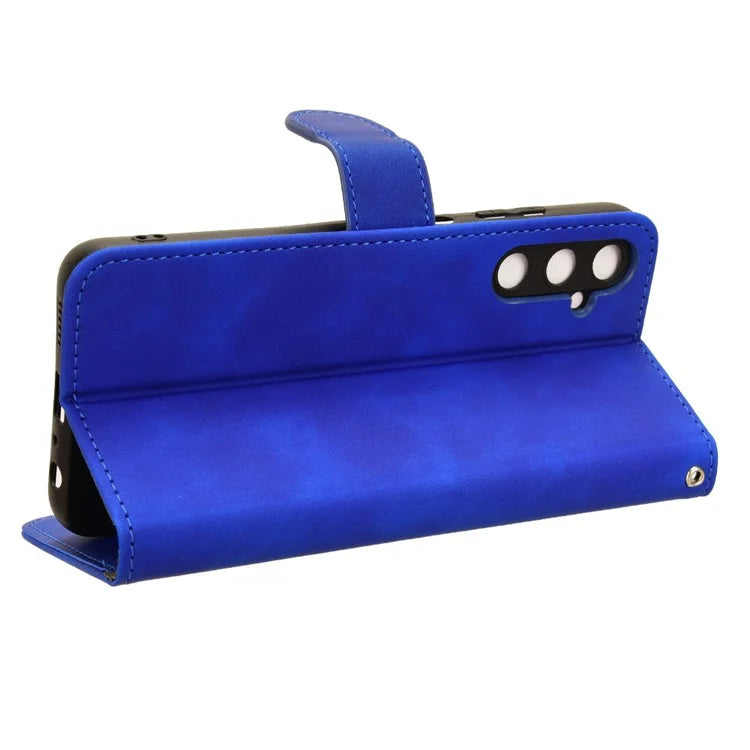 For Samsung Galaxy A05s 4G Case Skin-touch PU Leather Wallet Stand Phone Cover