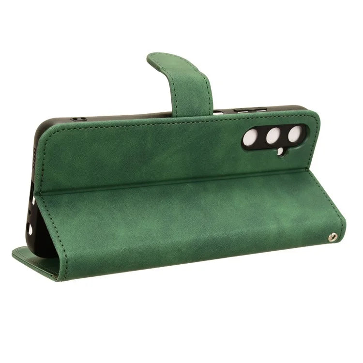 For Samsung Galaxy A05s 4G Case Skin-touch PU Leather Wallet Stand Phone Cover