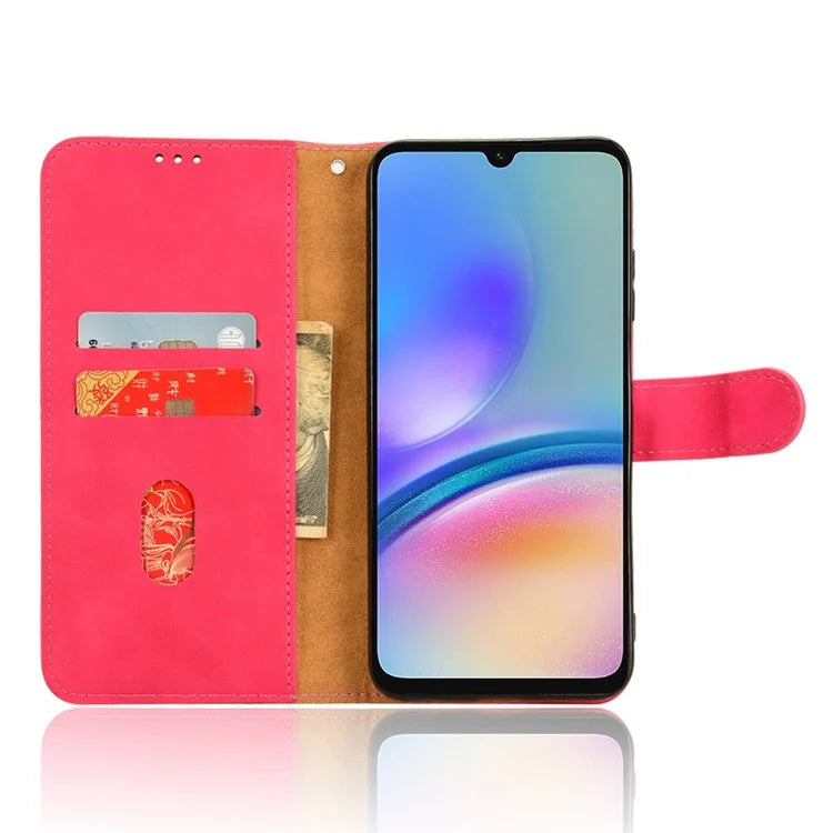 For Samsung Galaxy A05s 4G Case Skin-touch PU Leather Wallet Stand Phone Cover