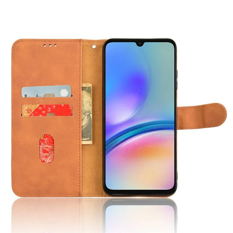 For Samsung Galaxy A05s 4G Case Skin-touch PU Leather Wallet Stand Phone Cover