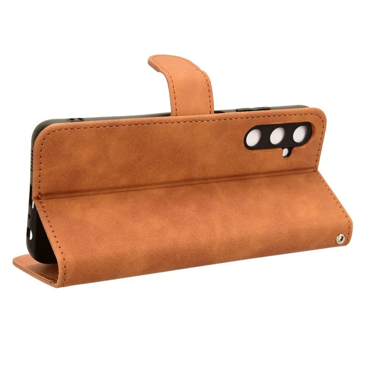 For Samsung Galaxy A05s 4G Case Skin-touch PU Leather Wallet Stand Phone Cover