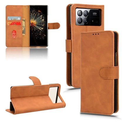 For Xiaomi Mix Fold 3 5G Case PU Leather Flip Wallet Phone Cover