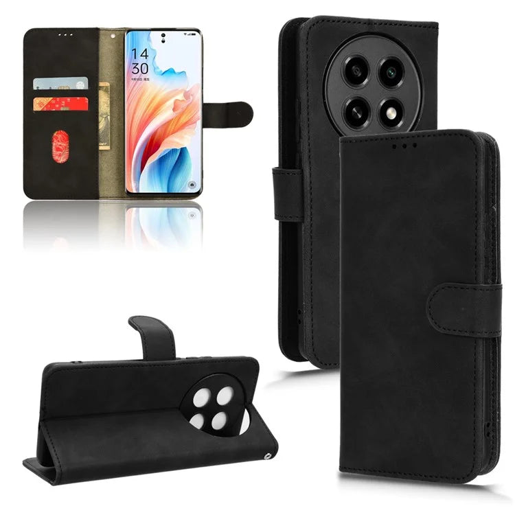 For Oppo A2 Pro 5G Case Shockproof PU Leather Wallet Stand Phone Cover