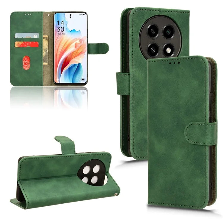 For Oppo A2 Pro 5G Case Shockproof PU Leather Wallet Stand Phone Cover