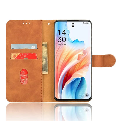 For Oppo A2 Pro 5G Case Shockproof PU Leather Wallet Stand Phone Cover