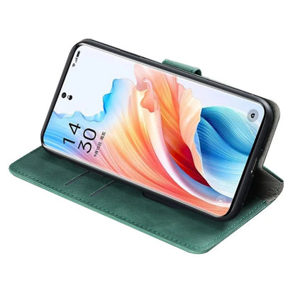 For Oppo A2 Pro 5G Case Shockproof PU Leather Wallet Stand Phone Cover