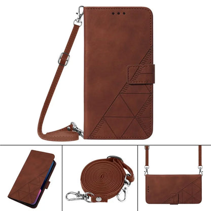 YB Imprinting Series-2 for Xiaomi 13T / 13T Pro / Redmi K60 Ultra Leather Case Stand Wallet Phone Cover with Shoulder Strap