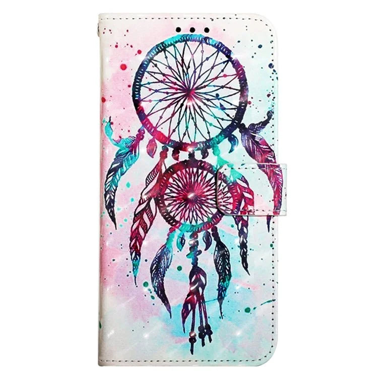 YB Pattern Printing Leather Series-2 For Samsung Galaxy A15 4G 4G Case Phone Cover with Wallet Stand