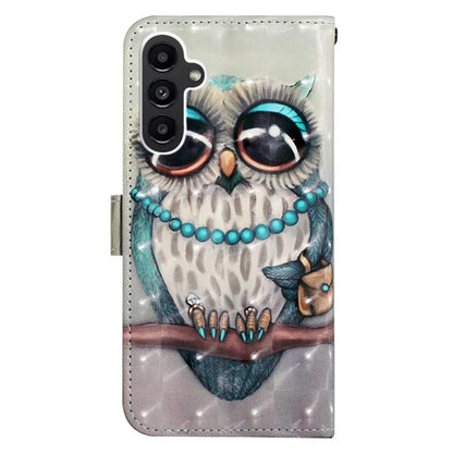 YB Pattern Printing Leather Series-2 For Samsung Galaxy A15 4G 4G Case Phone Cover with Wallet Stand