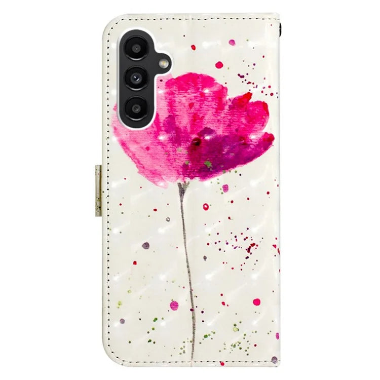 YB Pattern Printing Leather Series-2 For Samsung Galaxy A15 4G 4G Case Phone Cover with Wallet Stand