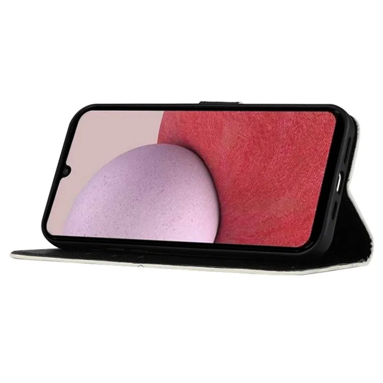 YB Pattern Printing Leather Series-2 For Samsung Galaxy A15 4G 4G Case Phone Cover with Wallet Stand