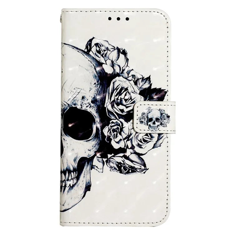 YB Pattern Printing Leather Series-2 For Samsung Galaxy A15 4G 4G Case Phone Cover with Wallet Stand