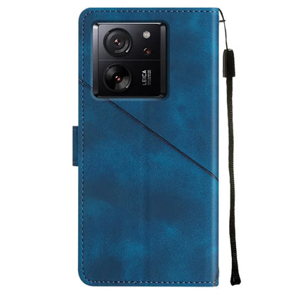 PT005 YB Imprinting Series-6 For Xiaomi 13T / 13T Pro / Redmi K60 Ultra Case PU Leather Flip Cover Phone Wallet