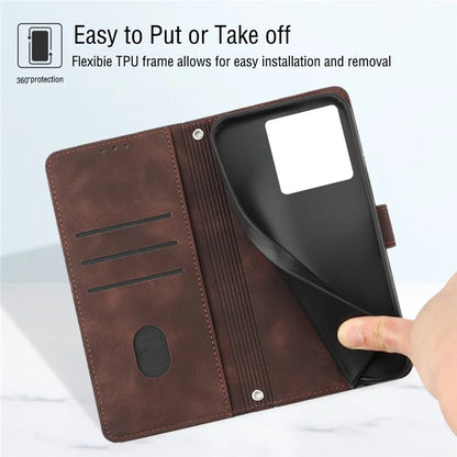 PT005 YB Imprinting Series-6 For Xiaomi 13T / 13T Pro / Redmi K60 Ultra Case PU Leather Flip Cover Phone Wallet