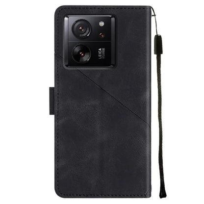 PT005 YB Imprinting Series-6 For Xiaomi 13T / 13T Pro / Redmi K60 Ultra Case PU Leather Flip Cover Phone Wallet