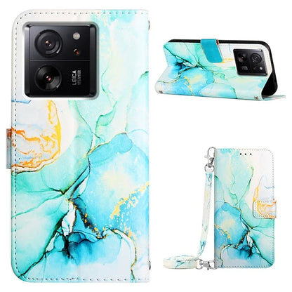 YB Pattern Printing Leather Series-6 For Xiaomi 13T / 13T Pro / Redmi K60 Ultra Case Anti-scratch Leather Phone Cover