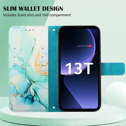 YB Pattern Printing Leather Series-6 For Xiaomi 13T / 13T Pro / Redmi K60 Ultra Case Anti-scratch Leather Phone Cover