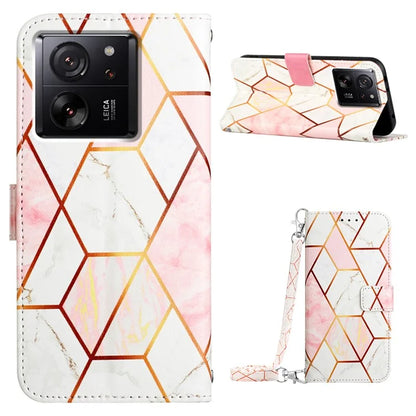 YB Pattern Printing Leather Series-6 For Xiaomi 13T / 13T Pro / Redmi K60 Ultra Case Anti-scratch Leather Phone Cover