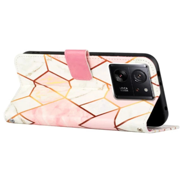 YB Pattern Printing Leather Series-6 For Xiaomi 13T / 13T Pro / Redmi K60 Ultra Case Anti-scratch Leather Phone Cover