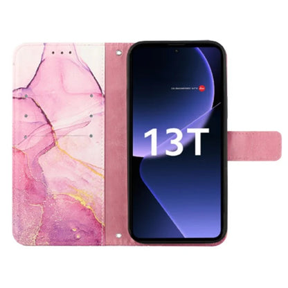 YB Pattern Printing Leather Series-6 For Xiaomi 13T / 13T Pro / Redmi K60 Ultra Case Anti-scratch Leather Phone Cover