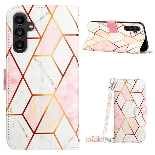 YB Pattern Printing Leather Series-6 For Samsung Galaxy A05s 4G Case Anti-fall PU Leather Phone Cover