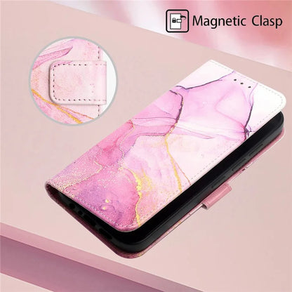 YB Pattern Printing Leather Series-5 for Samsung Galaxy A05 4G Case Leather Wallet Phone Shell with Strap