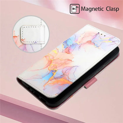 YB Pattern Printing Leather Series-5 for Samsung Galaxy A05 4G Case Leather Wallet Phone Shell with Strap