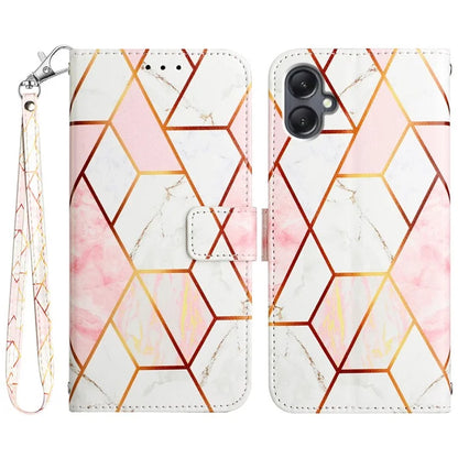 YB Pattern Printing Leather Series-5 for Samsung Galaxy A05 4G Case Leather Wallet Phone Shell with Strap