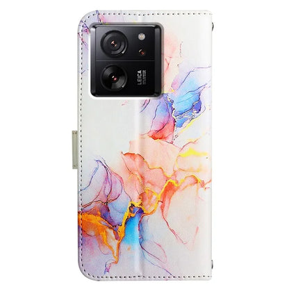 YB Pattern Printing Leather Series-5 for Xiaomi 13T / 13T Pro / Redmi K60 Ultra Cover Leather Wallet Phone Case