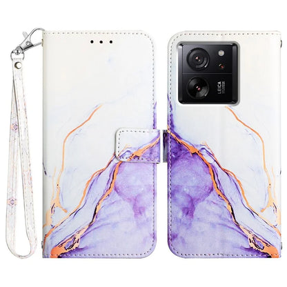 YB Pattern Printing Leather Series-5 for Xiaomi 13T / 13T Pro / Redmi K60 Ultra Cover Leather Wallet Phone Case