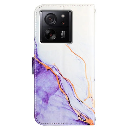 YB Pattern Printing Leather Series-5 for Xiaomi 13T / 13T Pro / Redmi K60 Ultra Cover Leather Wallet Phone Case