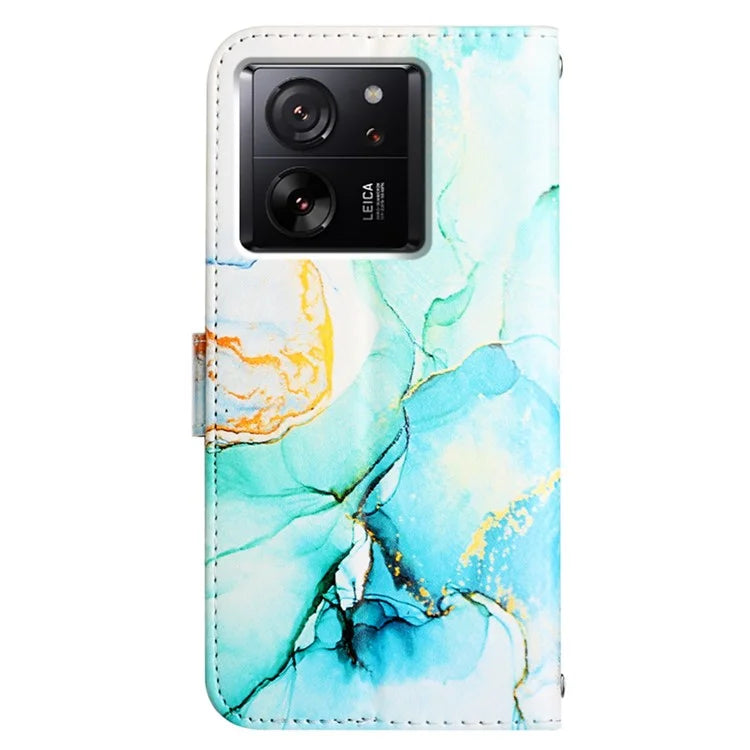YB Pattern Printing Leather Series-5 for Xiaomi 13T / 13T Pro / Redmi K60 Ultra Cover Leather Wallet Phone Case
