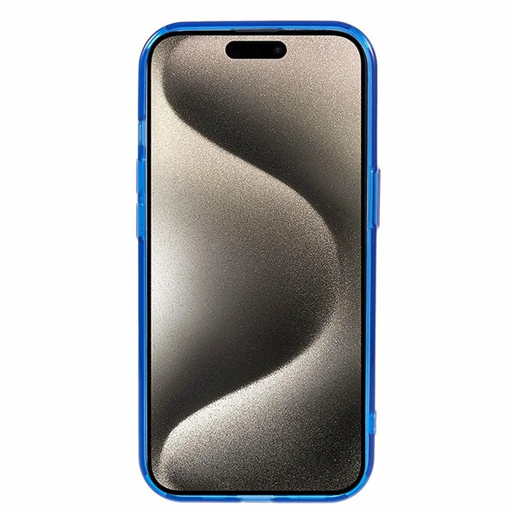 For iPhone 15 Kickstand Magnetic Case TPU+PC Clear Phone Cover