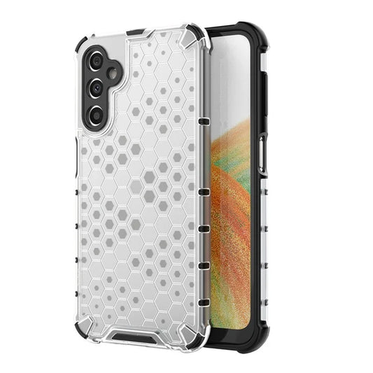 For Samsung Galaxy A24 4G (162.1 x 77.6 x 8.3mm) Case TPU+PC Honeycomb Texture Phone Back Cover