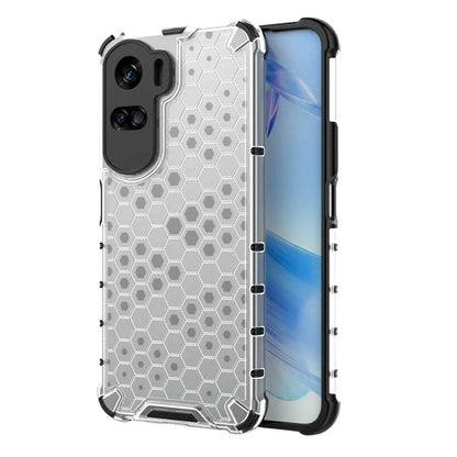 For Honor 90 Lite 5G Cover Anti-scratch TPU+PC Honeycomb Texture Phone Case
