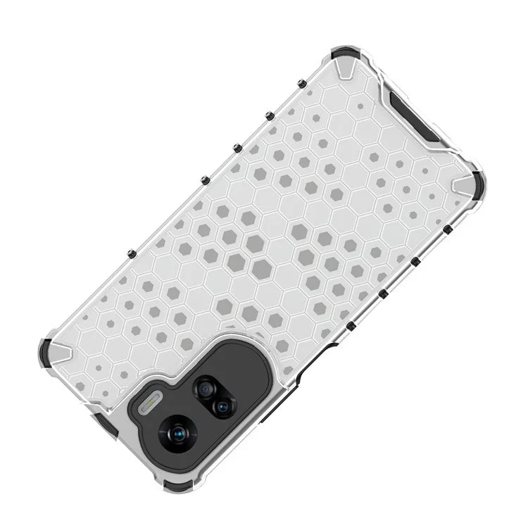 For Honor 90 Lite 5G Cover Anti-scratch TPU+PC Honeycomb Texture Phone Case