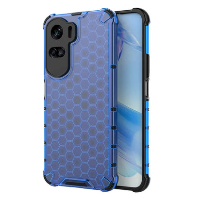 For Honor 90 Lite 5G Cover Anti-scratch TPU+PC Honeycomb Texture Phone Case