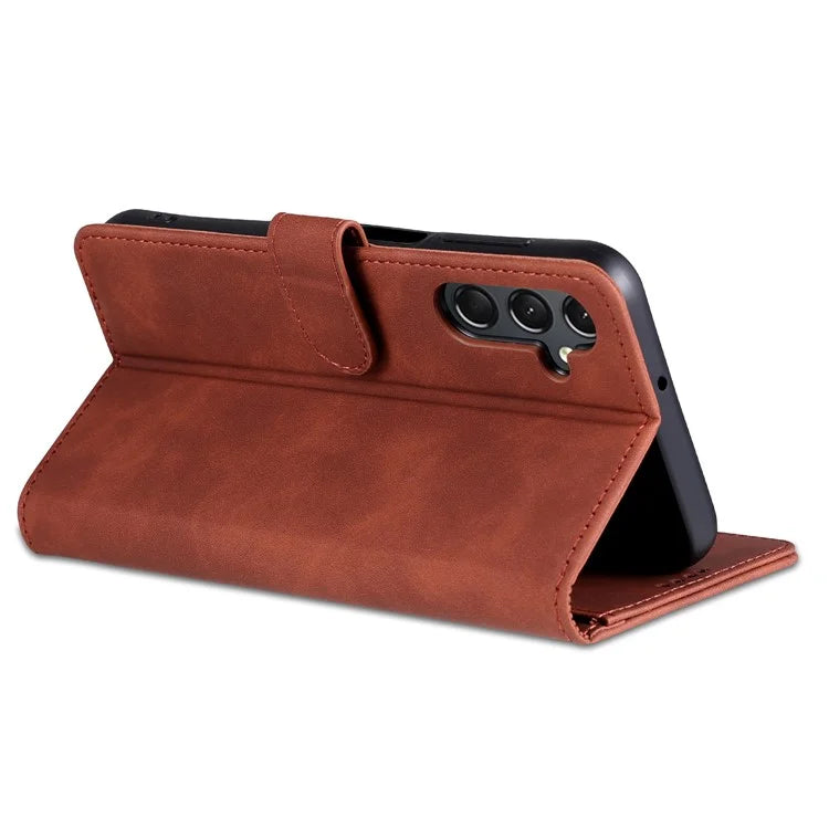 AZNS For Samsung Galaxy A25 5G (Global) (161.0 x 76.5 x 8.3mm) Case Leather Flip Stand Wallet Cover