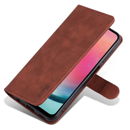 AZNS For Samsung Galaxy A25 5G (Global) (161.0 x 76.5 x 8.3mm) Case Leather Flip Stand Wallet Cover