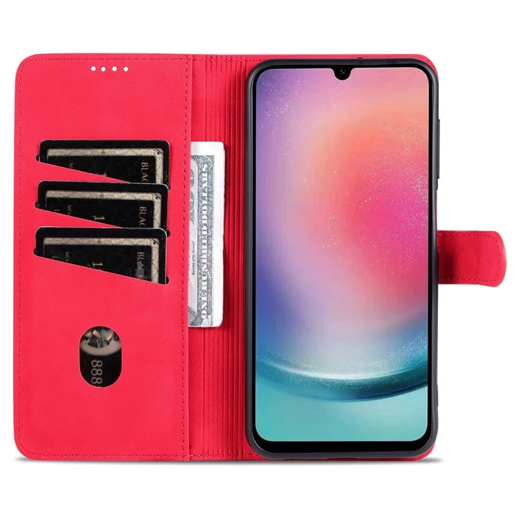 AZNS For Samsung Galaxy A25 5G (Global) (161.0 x 76.5 x 8.3mm) Case Leather Flip Stand Wallet Cover