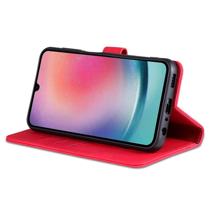 AZNS For Samsung Galaxy A25 5G (Global) (161.0 x 76.5 x 8.3mm) Case Leather Flip Stand Wallet Cover