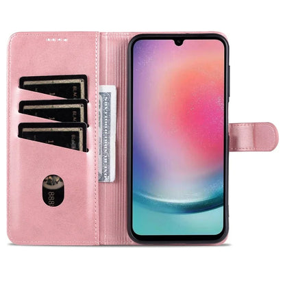 AZNS For Samsung Galaxy A25 5G (Global) (161.0 x 76.5 x 8.3mm) Case Leather Flip Stand Wallet Cover